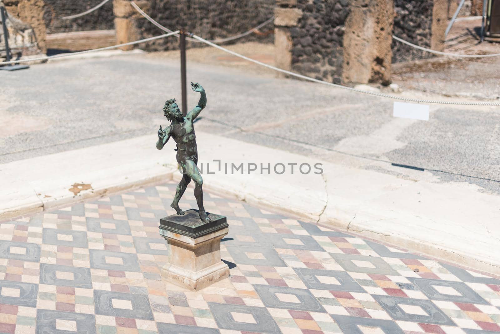 View of House of the Faun in Pompeii, in Italy. by ivanmoreno