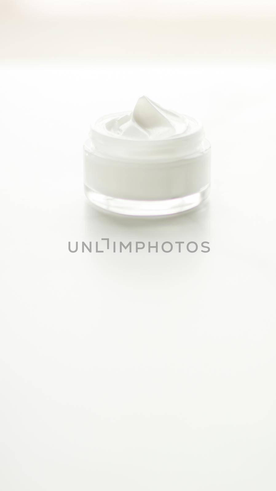 Luxury face cream jar, moisturizing cosmetics by Anneleven