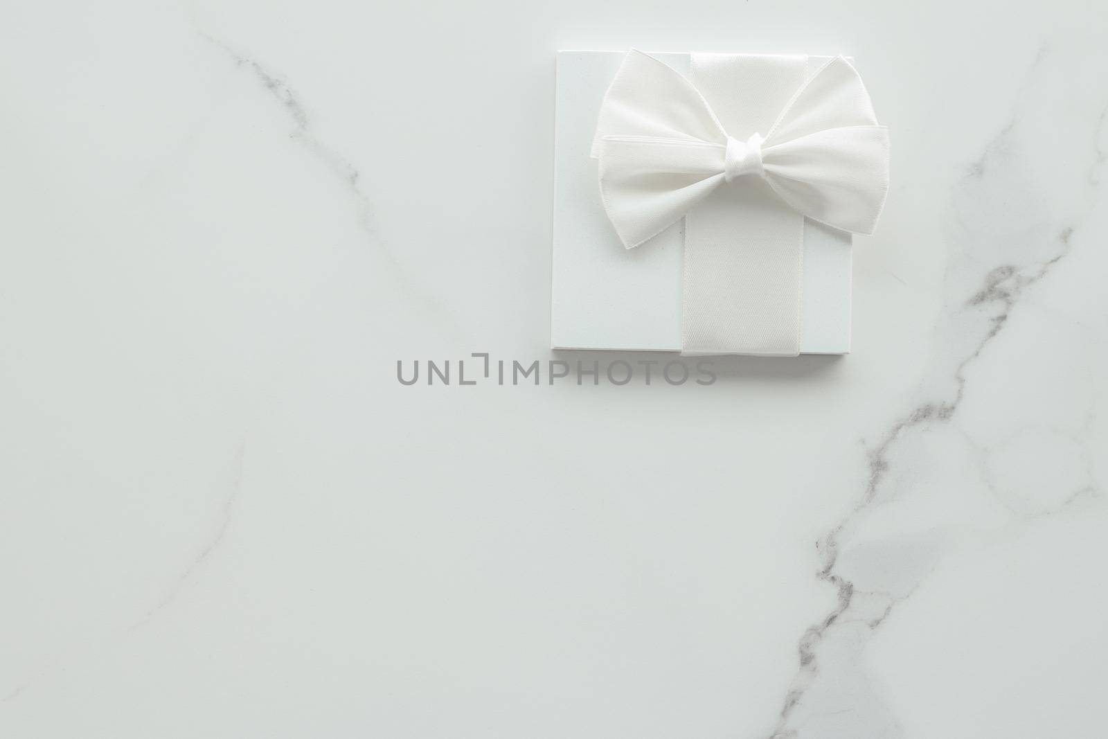 Romantic celebration, lifestyle and holiday present concept - Luxury wedding gifts on marble