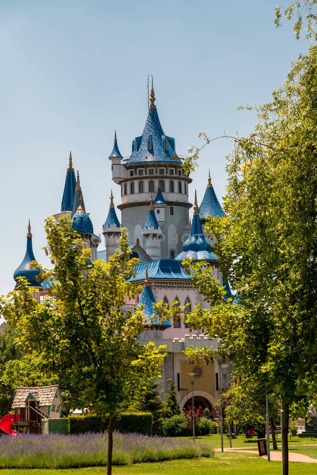 Sazova Park in Eskisehir, Turkey. (Science, Art and Culture Park) Fairy Tale Castle by Sonat