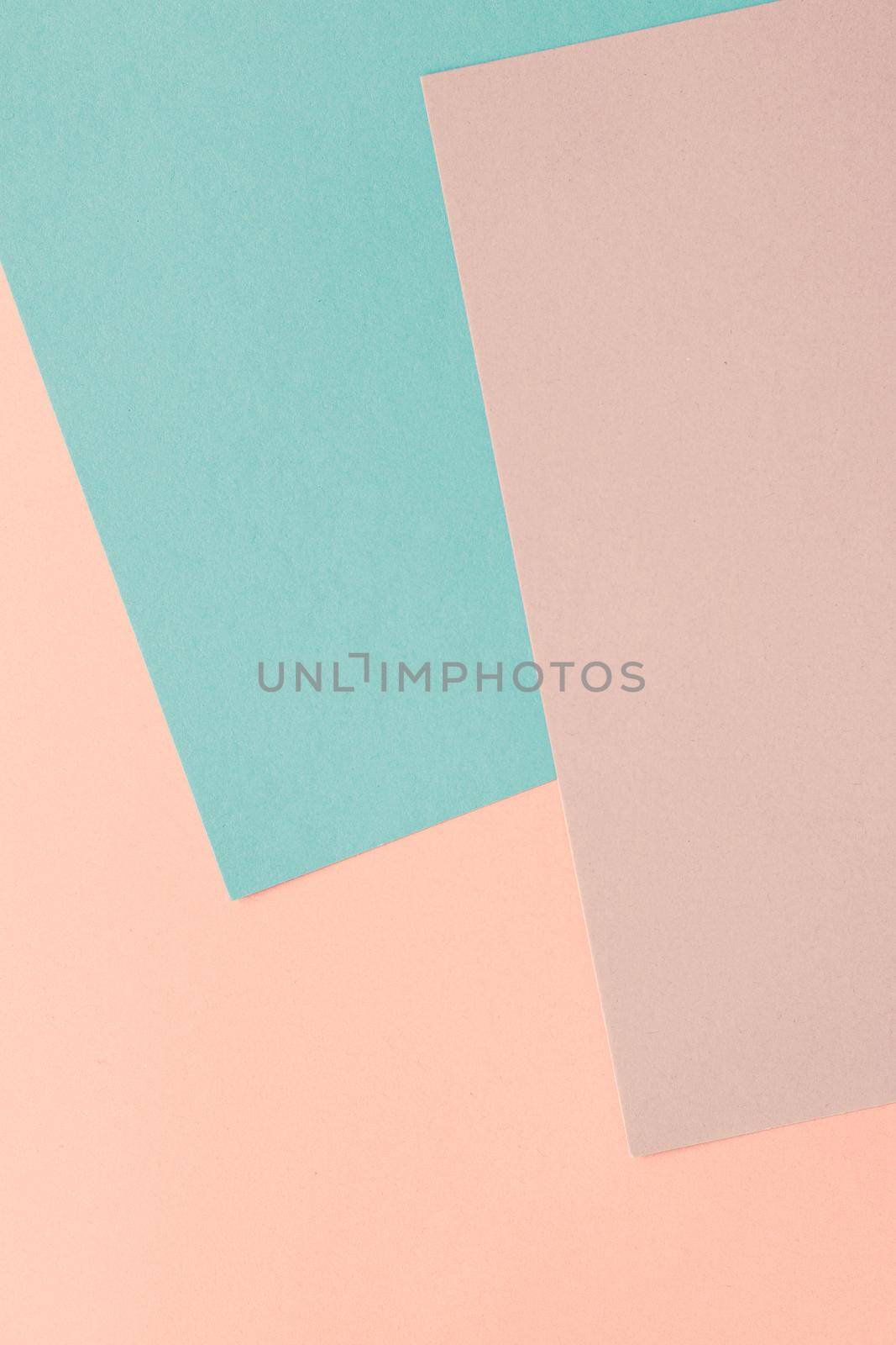 Brand identity, graphic design and business card set concept - Blank paper textured background, stationery mockup