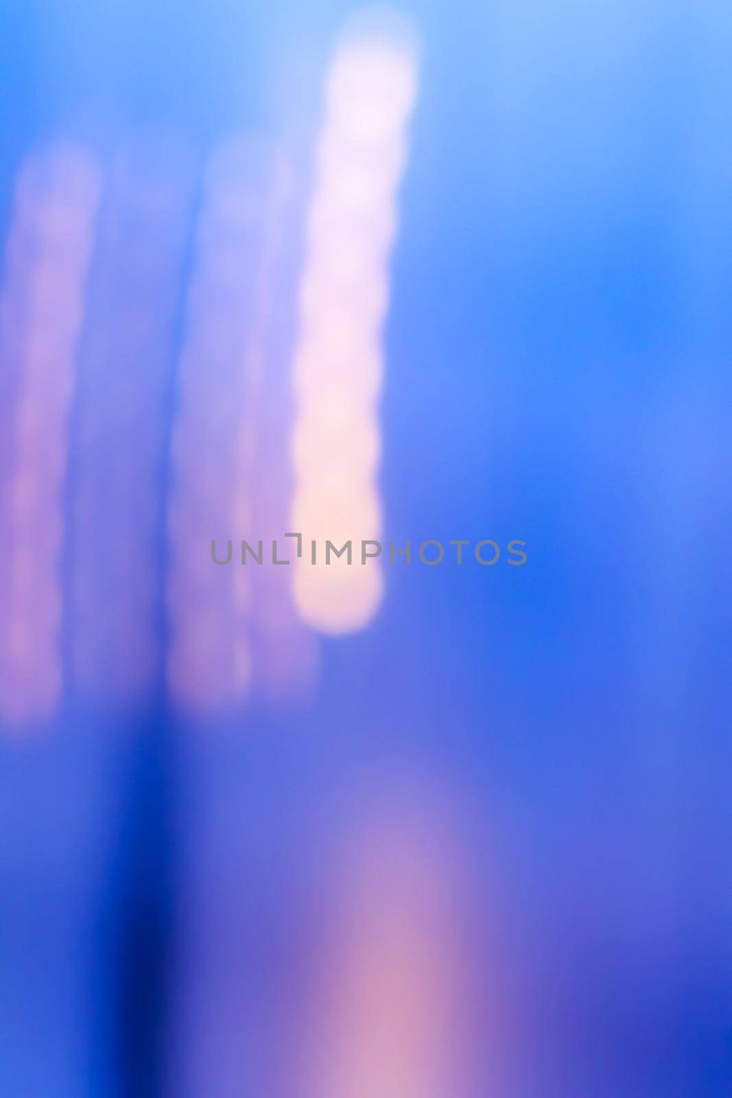 Abstract background, defocused textures and modern design concept - Evening city lights in motion