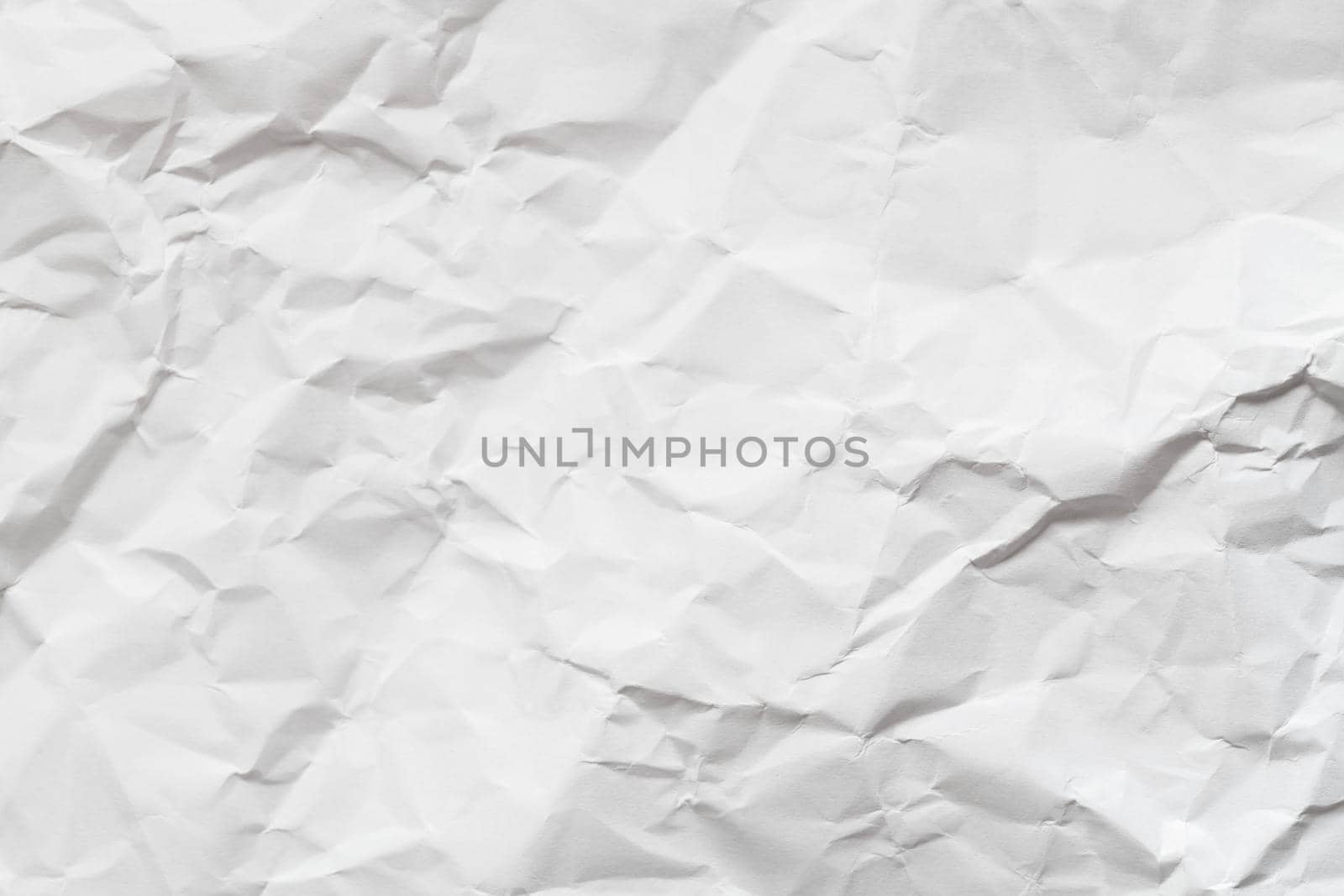 white and gray wide crumpled paper texture background
