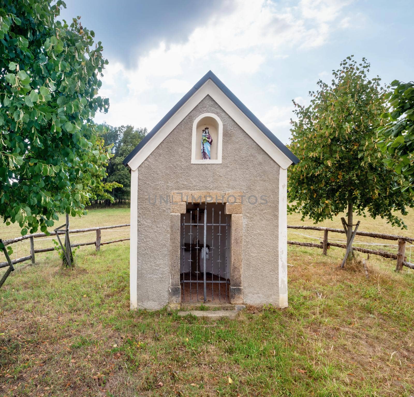 Renewal Marian Chapel, monument in memory of a healed blind gir by rdonar2