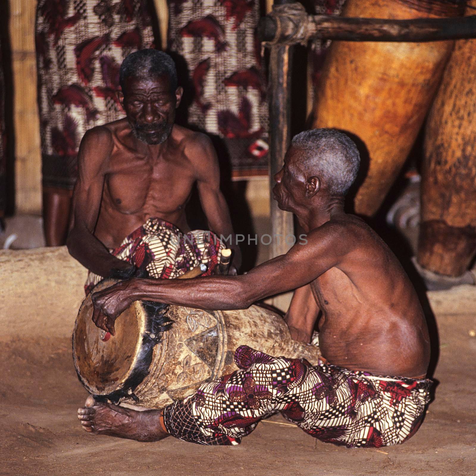 Zulu tribal dance show, Victoria Falls, Zimbabwe, Africa