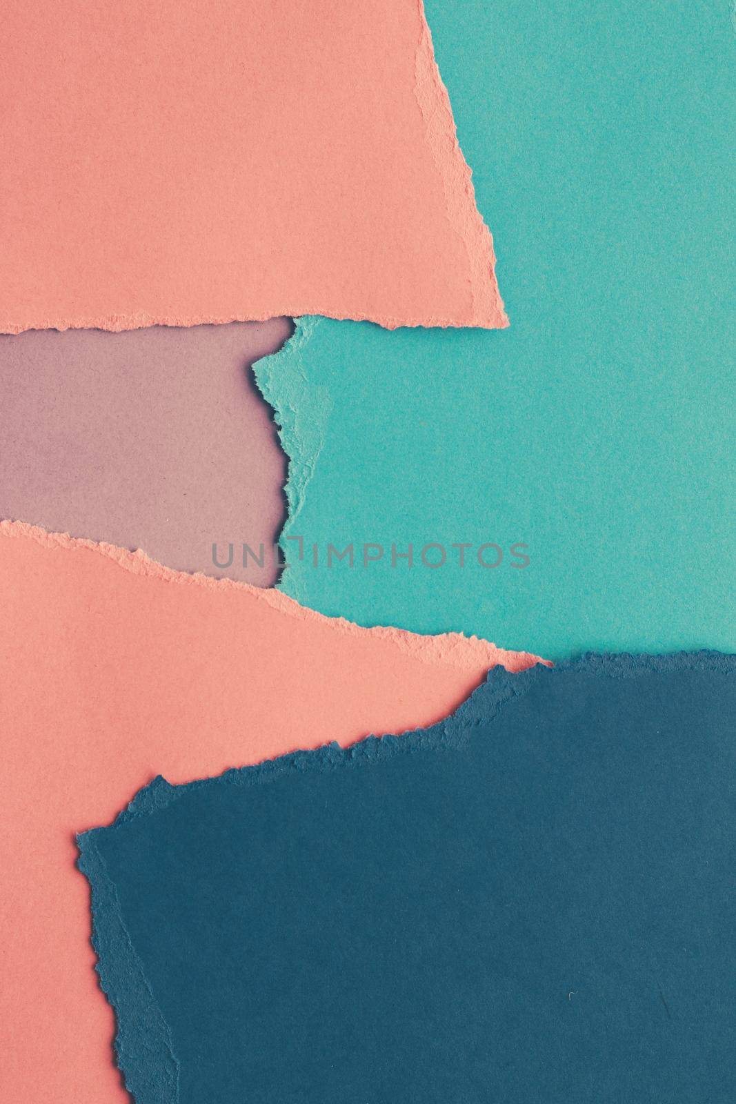 Torn paper textured background, stationery mockup by Anneleven