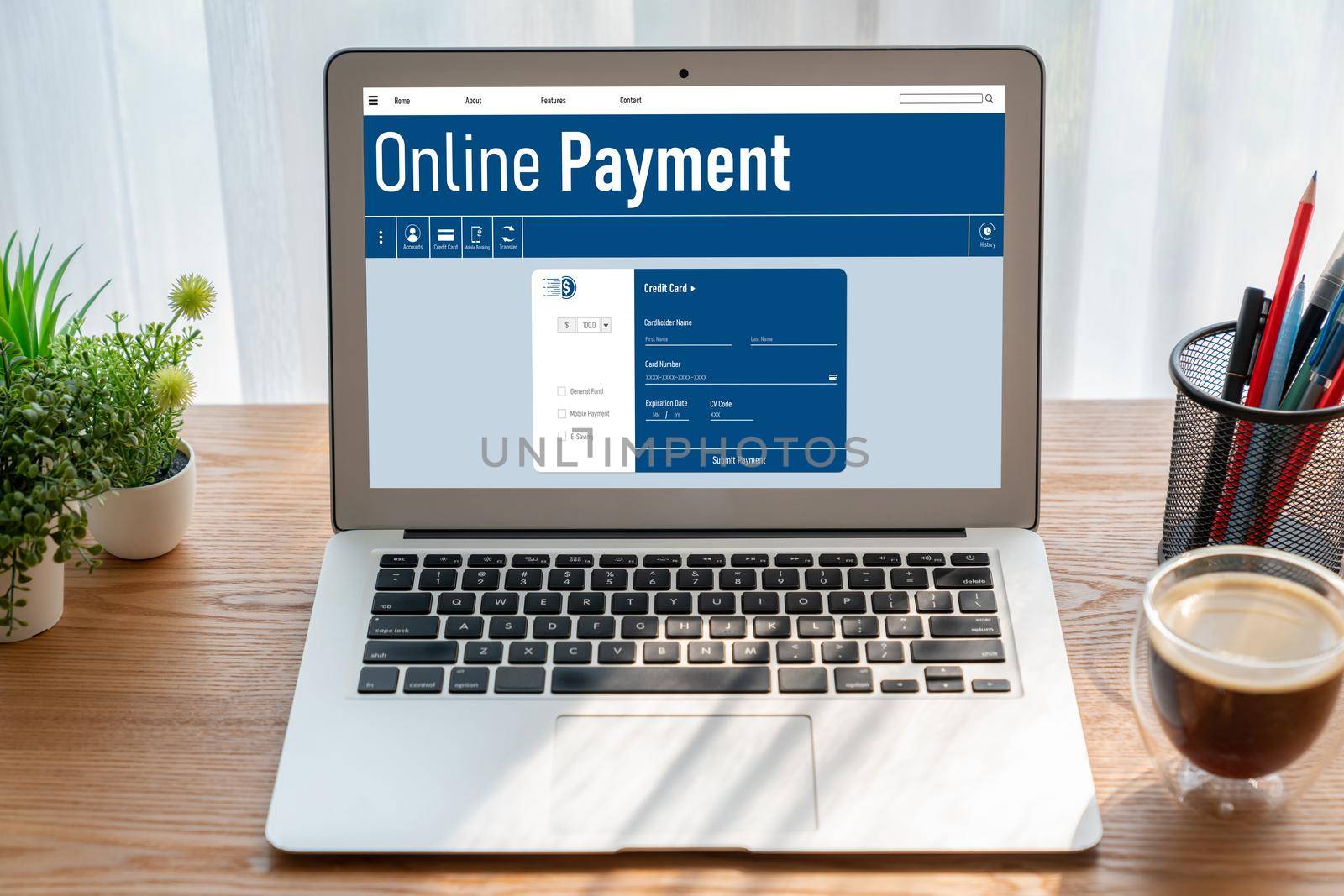 Online payment platform for modish money transfer by biancoblue