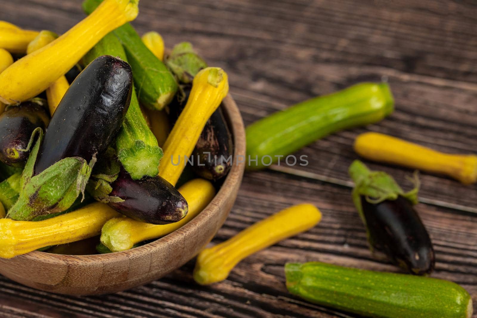 Baby Eggplant zucchini by Sonat