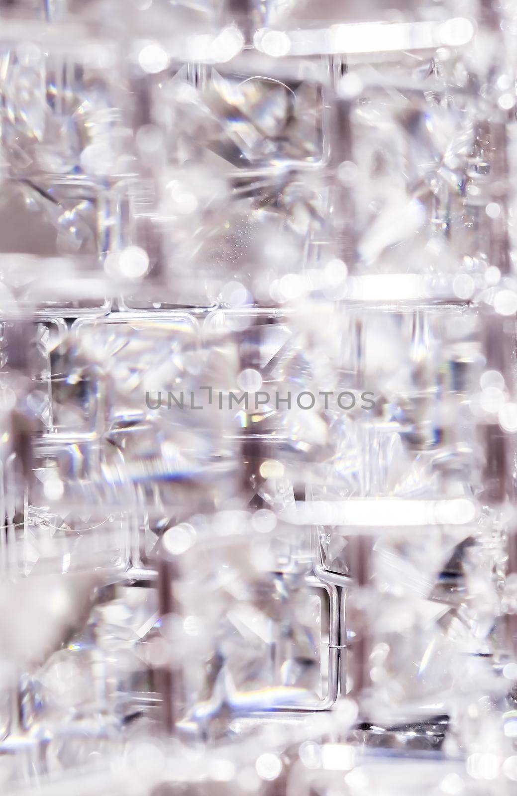 Diamonds and crystals, luxury textured background by Anneleven