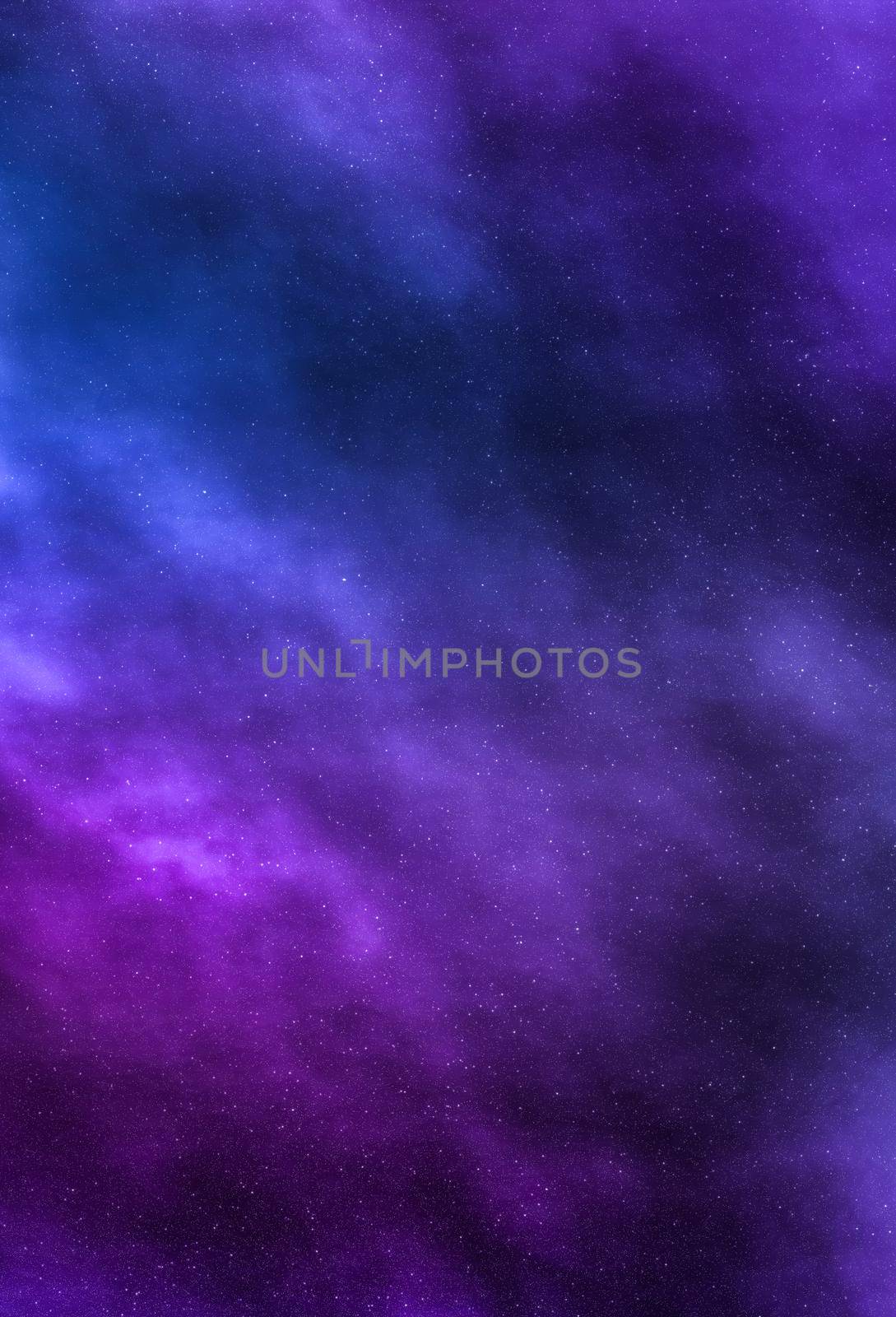 Cosmic abstract, space travel and future science concept - Night sky stars background, nebula clouds in cosmos