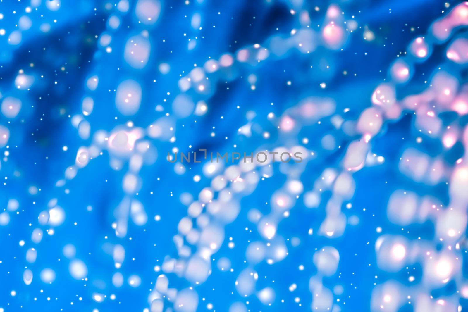Christmas lights, New Years Eve fireworks and abstract texture concept - Magic sparkling shiny glitter and glowing snow, luxury winter holiday background