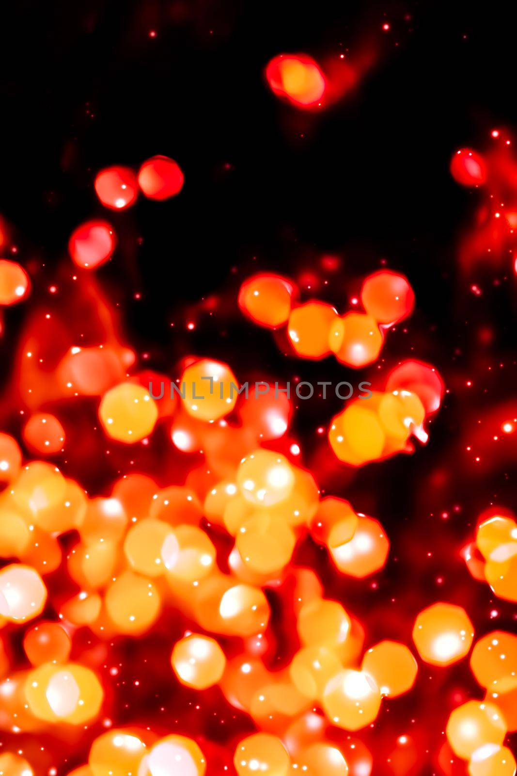 Autumn colours, red fall backdrop and artistic texture concept - Halloween abstract holiday background