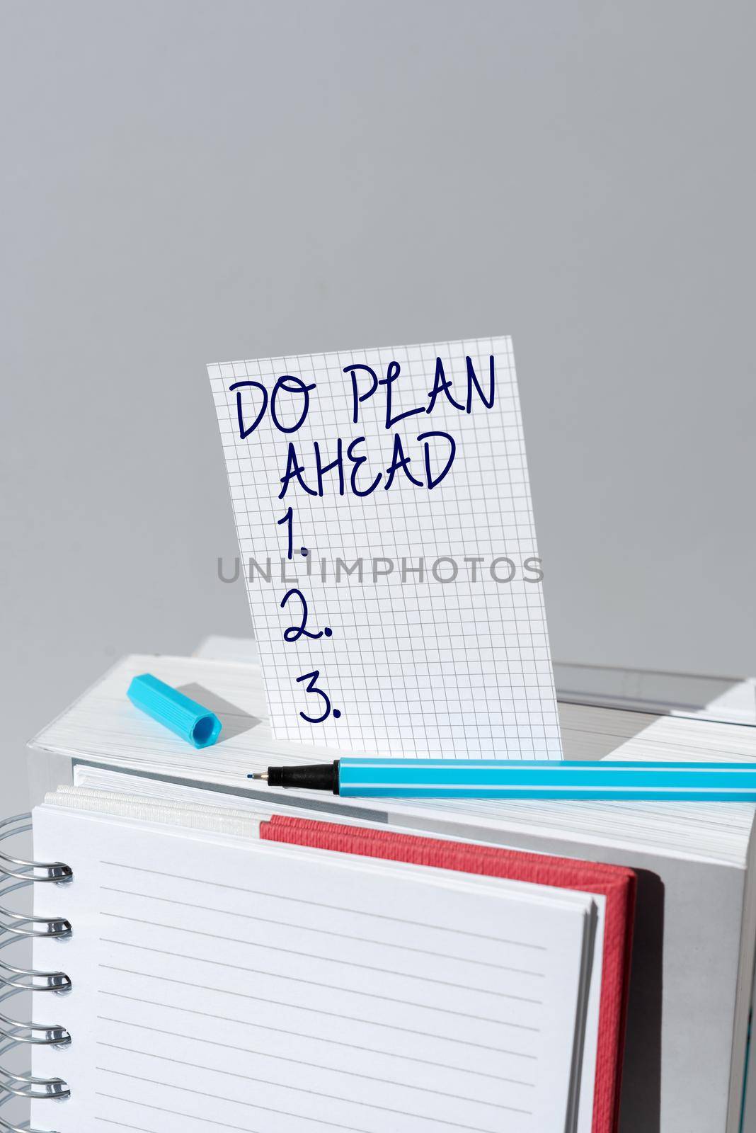 Text caption presenting Do Plan Ahead, Business overview Planning steps for obtaining success planning schedule Frame Decorated With Colorful Flowers And Foliage Arranged Harmoniously.