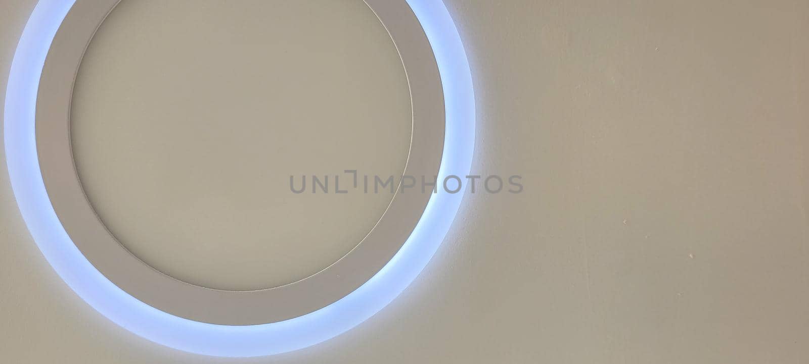 backlit background with circular filaments of frames, with shadows and light glow