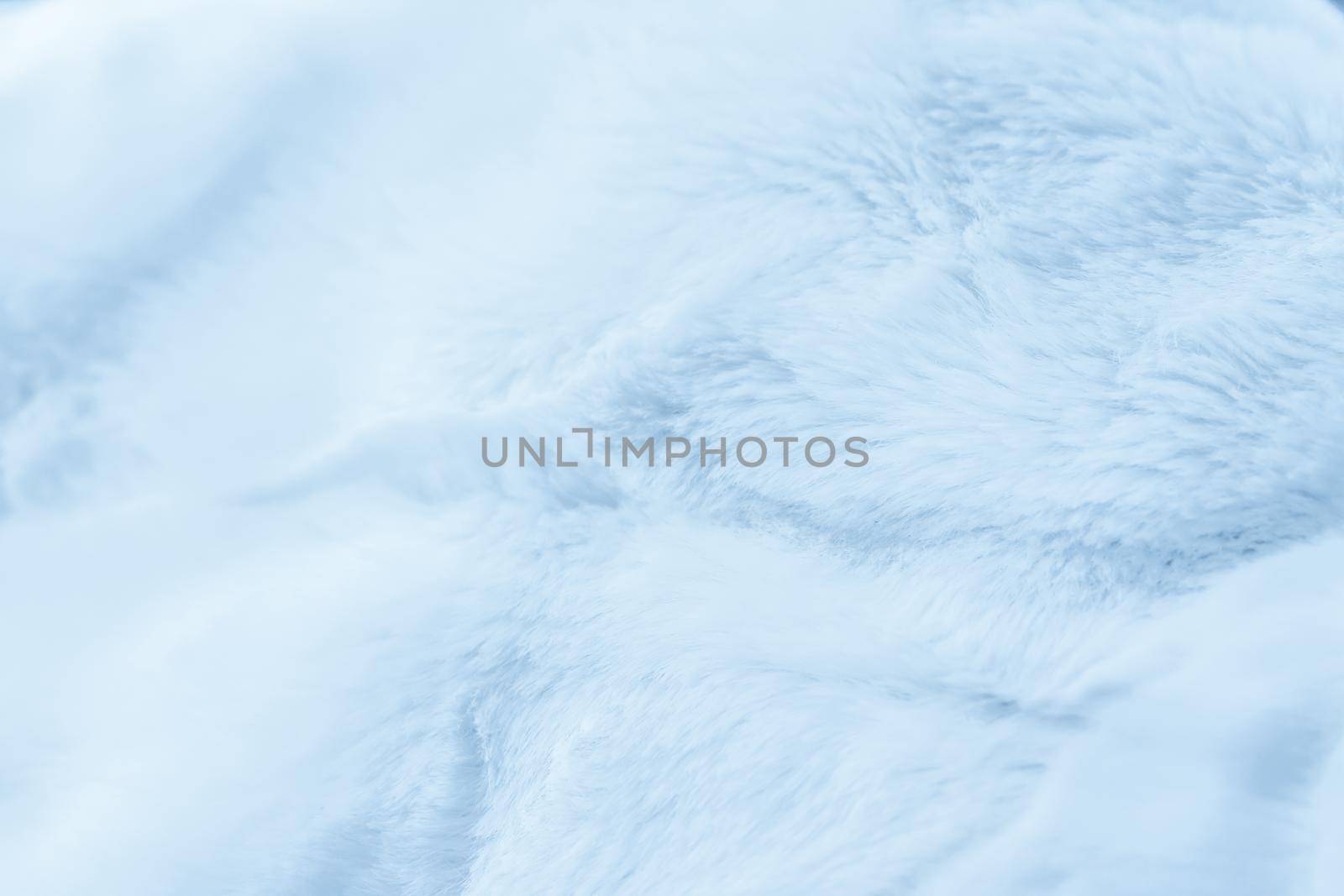 Fashion design, warm winter clothing and vintage material concept - Luxury blue fur coat texture background, artificial fabric detail