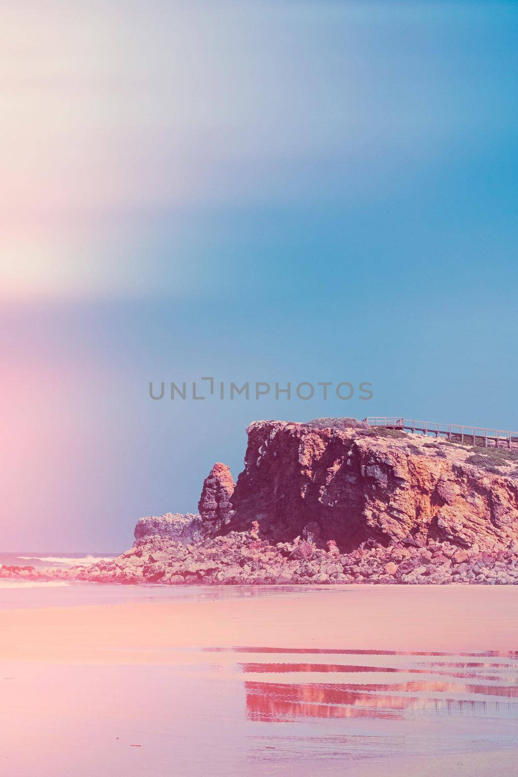 Dreamy ocean coast in summer by Anneleven