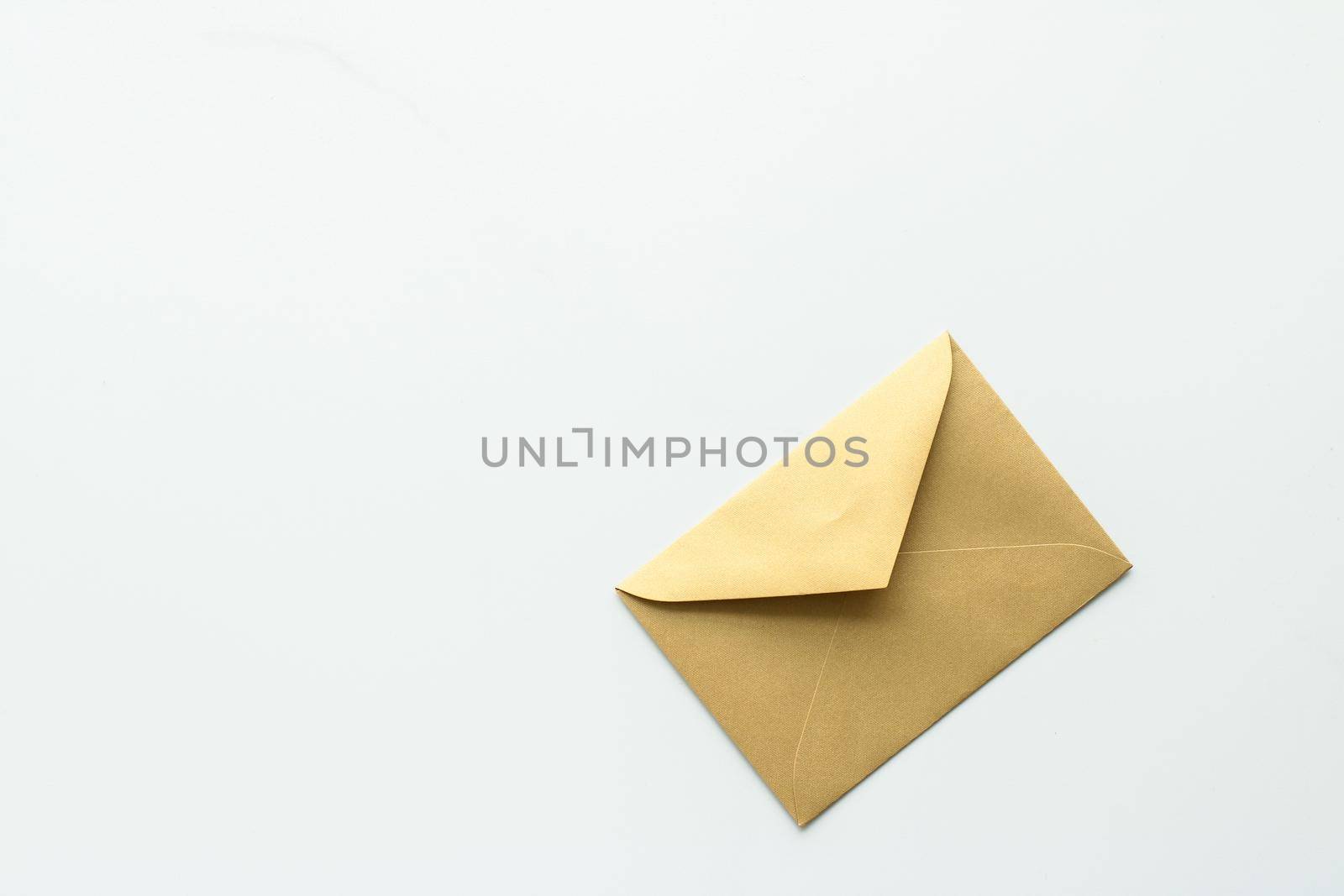 Envelopes on marble background, message concept by Anneleven