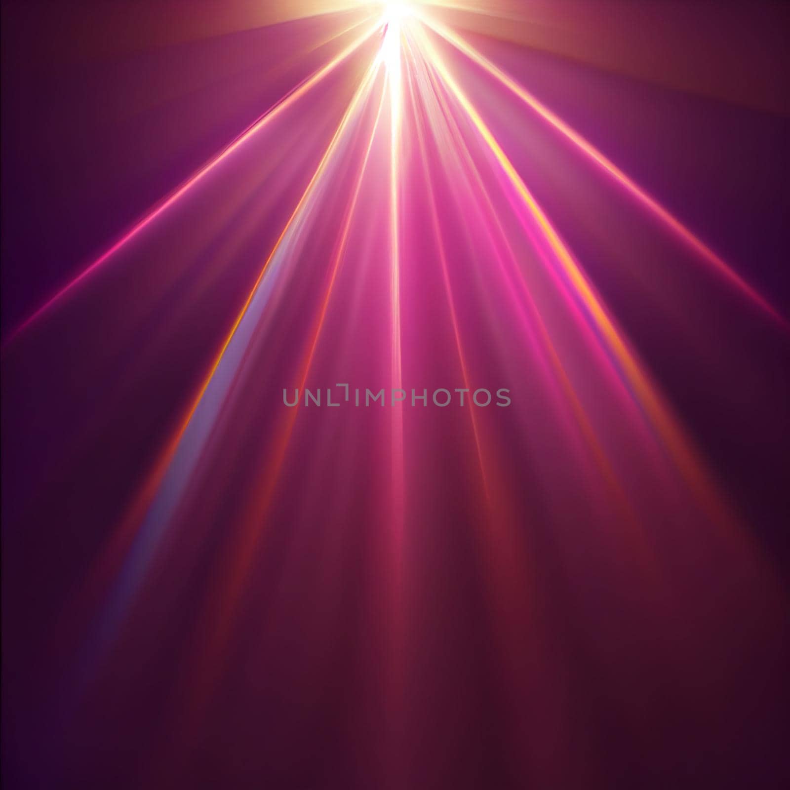 Light Lens flare on black background. Lens flare with bright light isolated with a black background. Used for textures and materials.