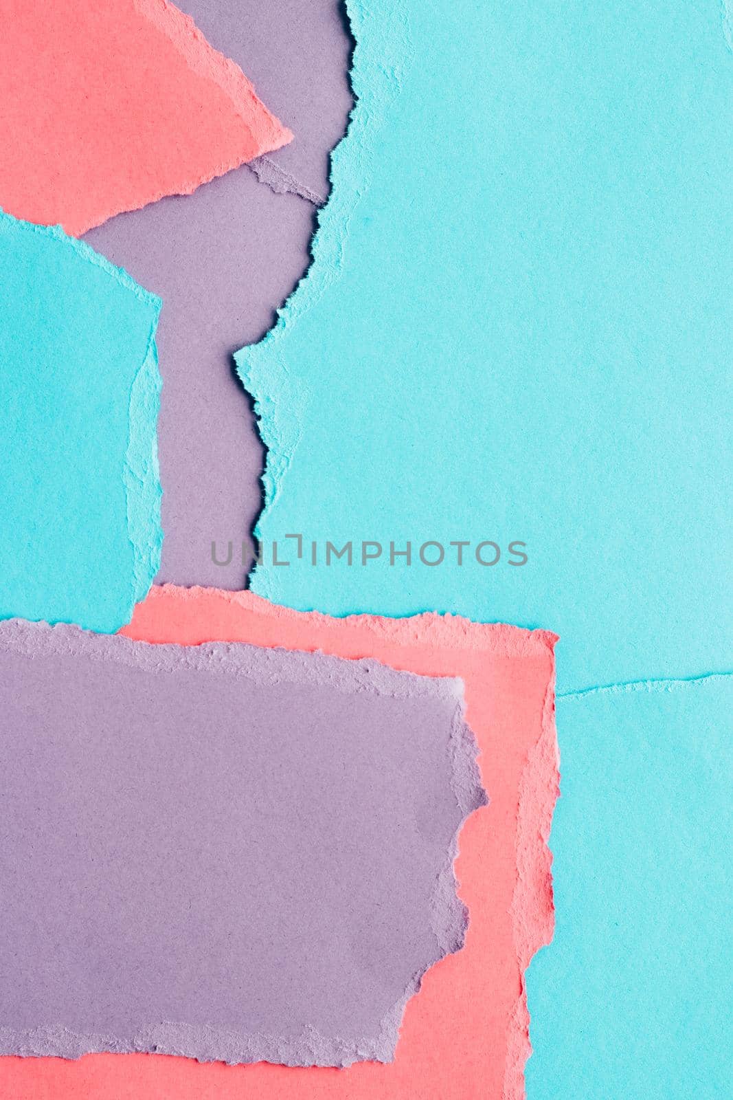 Torn paper texture as background. Always stay creative