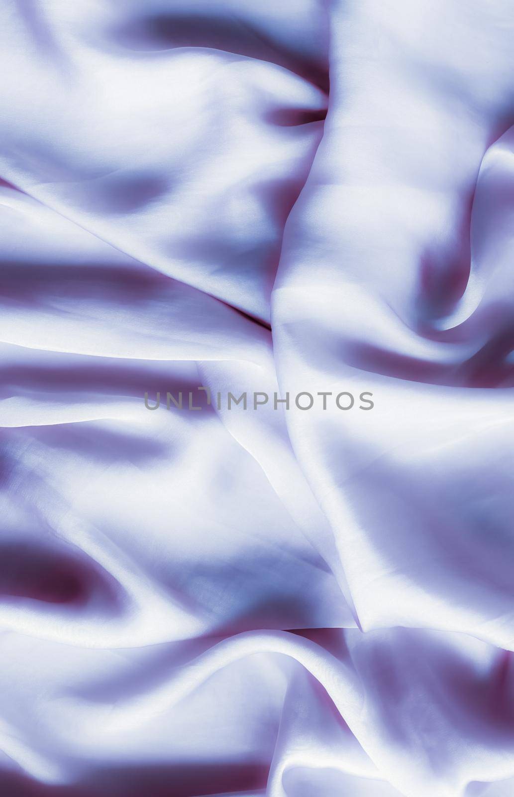 Purple soft silk texture, flatlay background by Anneleven