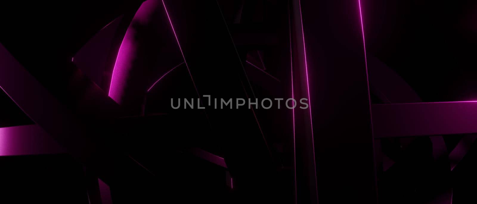 Abstract Elegant Overlapping Metallic Minimal Purple Abstract Background 3D Render by yay_lmrb