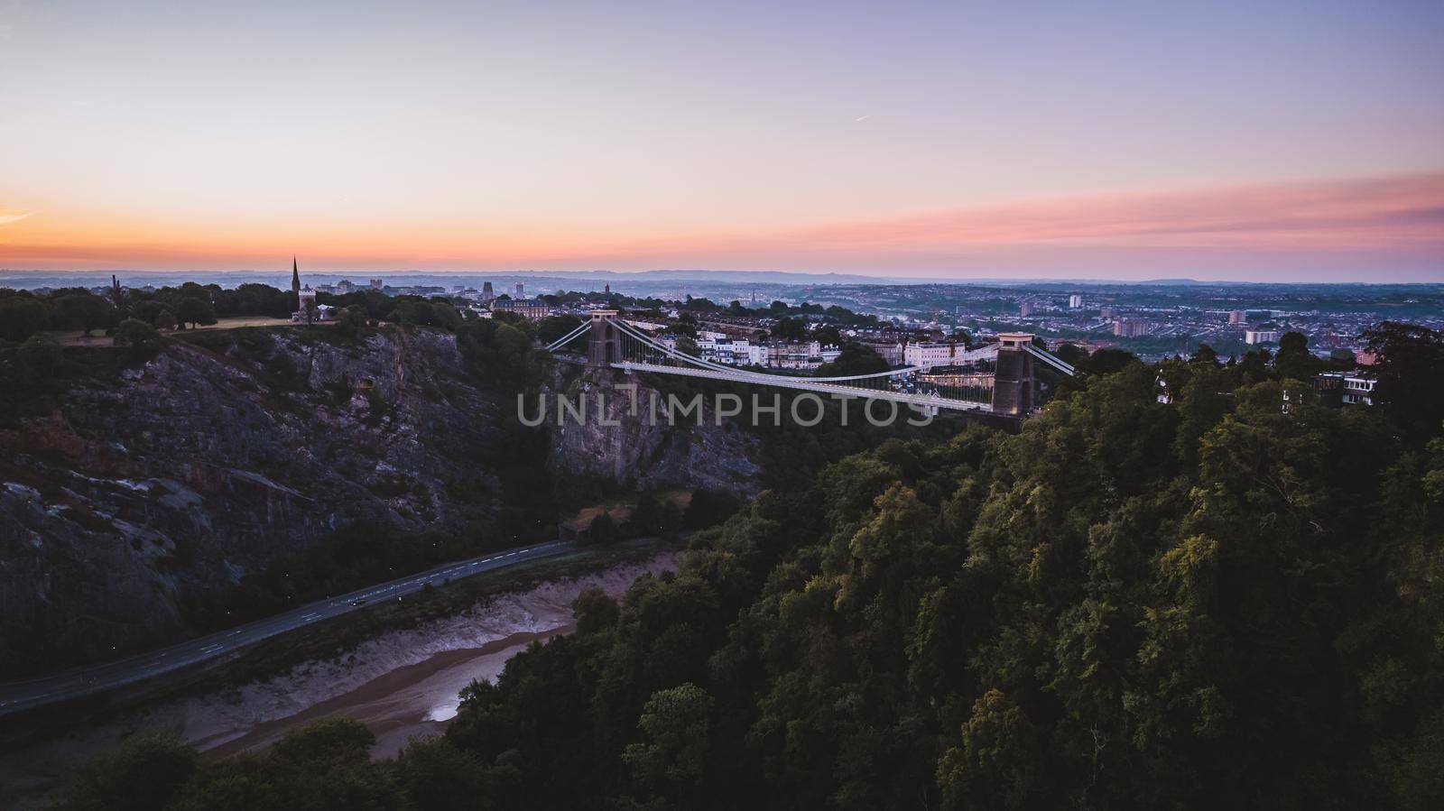 Clifton Suspension Bridge in Bristol. High quality photo