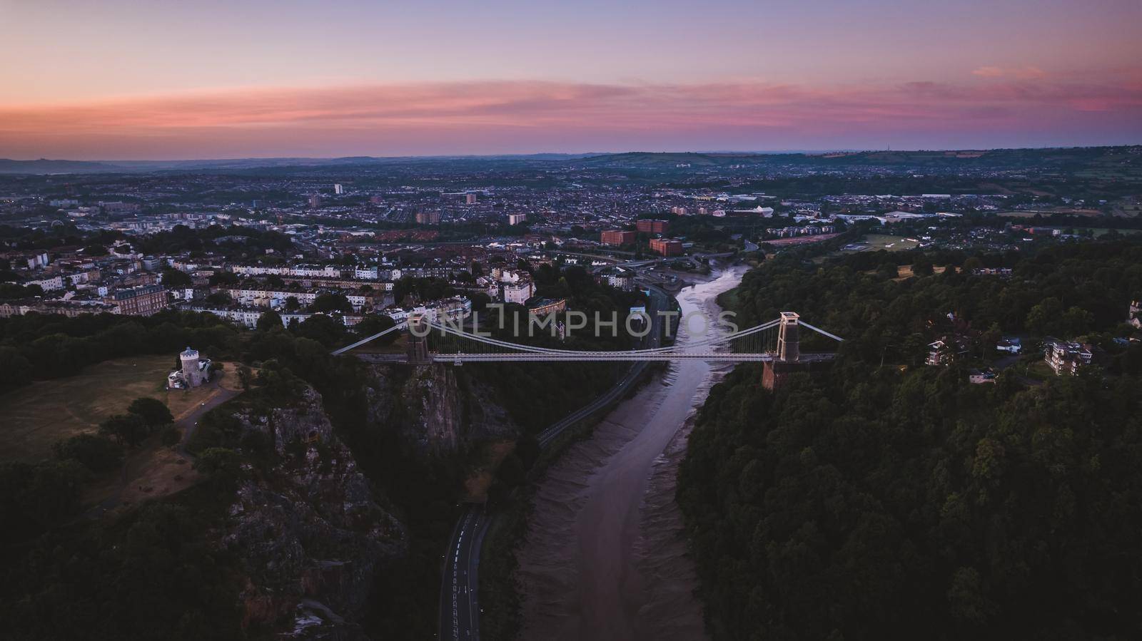 Clifton Suspension Bridge in Bristol. High quality photo