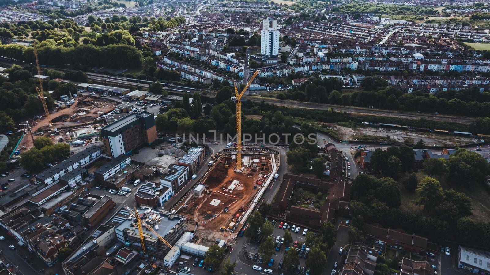 Cityscape of Bristol, United Kingdom. High quality photo