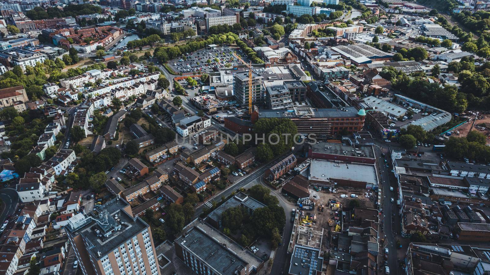 Cityscape of Bristol, United Kingdom. High quality photo