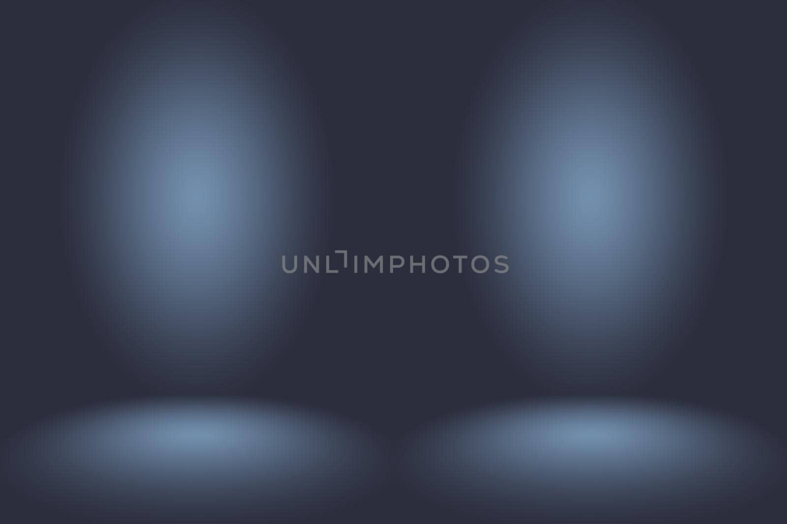 Abstract Smooth Dark blue with Black vignette Studio well use as background,business report,digital,website template,backdrop