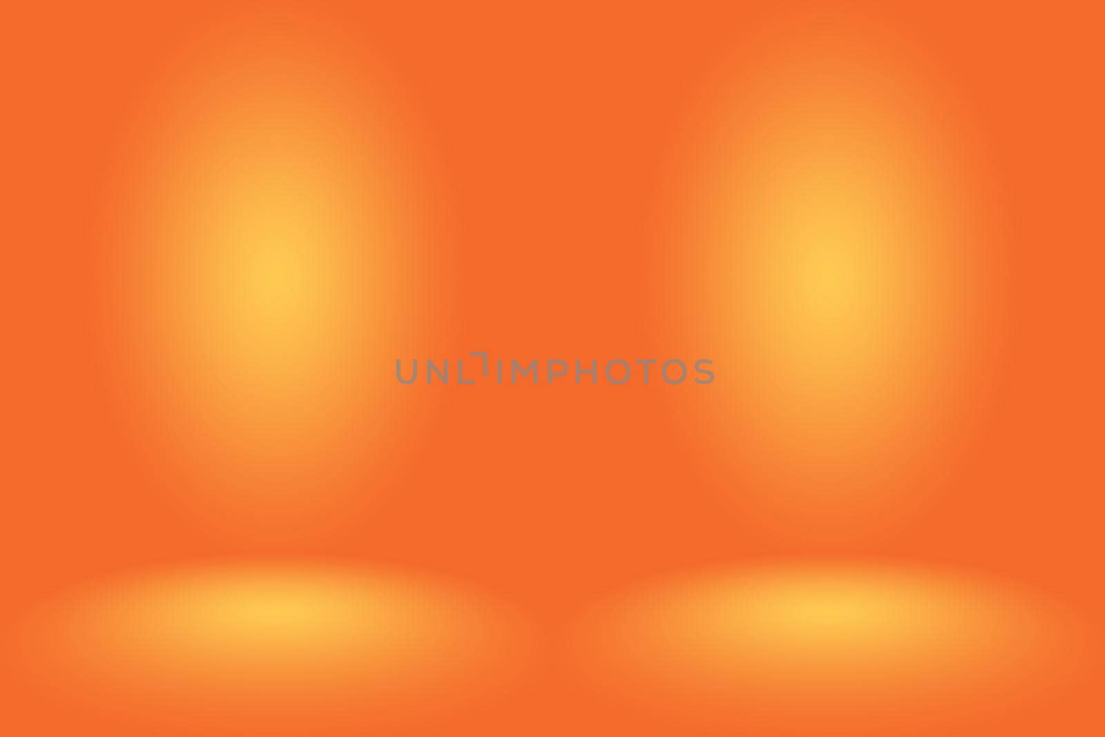 Abstract Smooth Orange background layout design,studio,room, web template ,Business report with smooth circle gradient color.