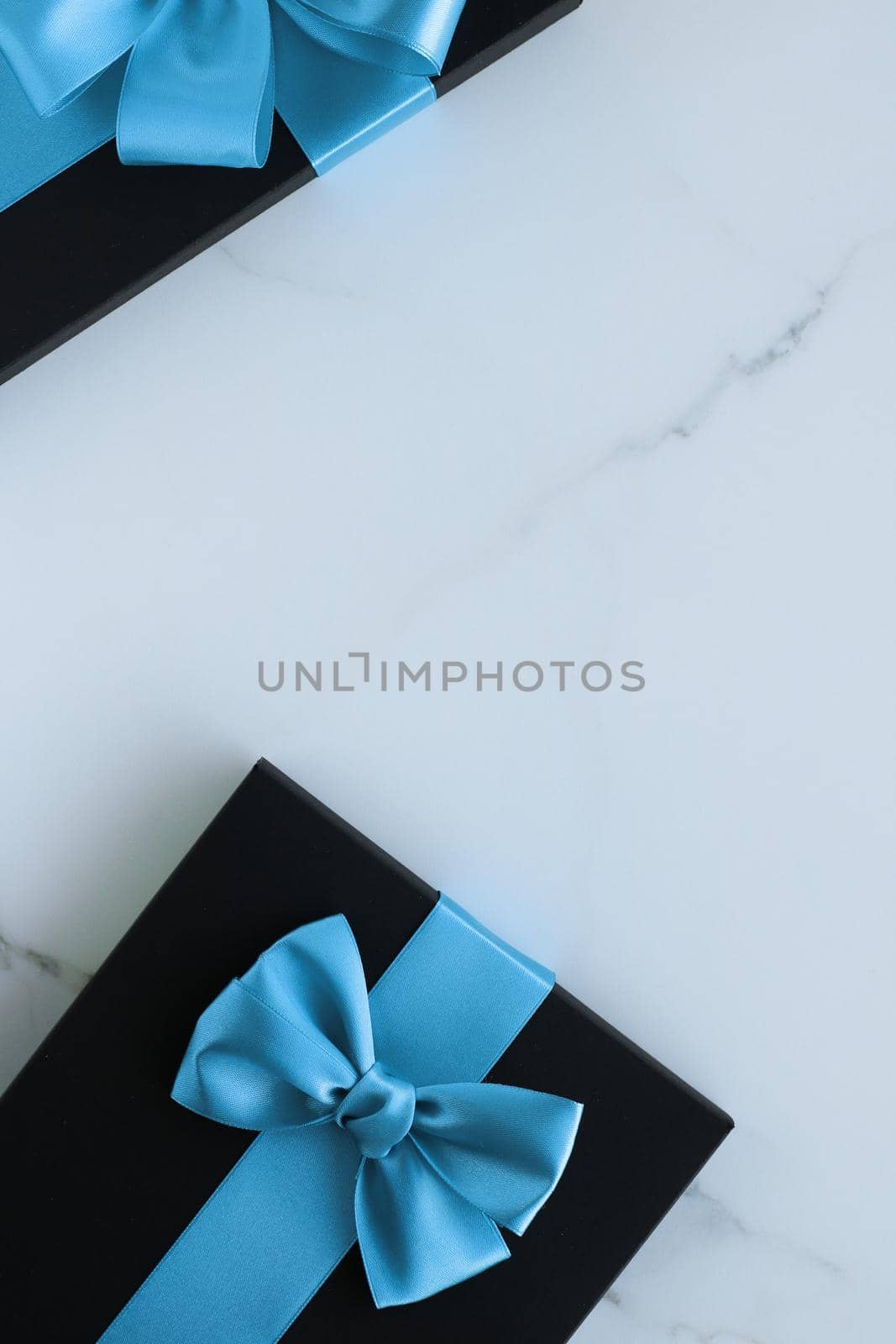 Luxury holiday gifts on marble by Anneleven
