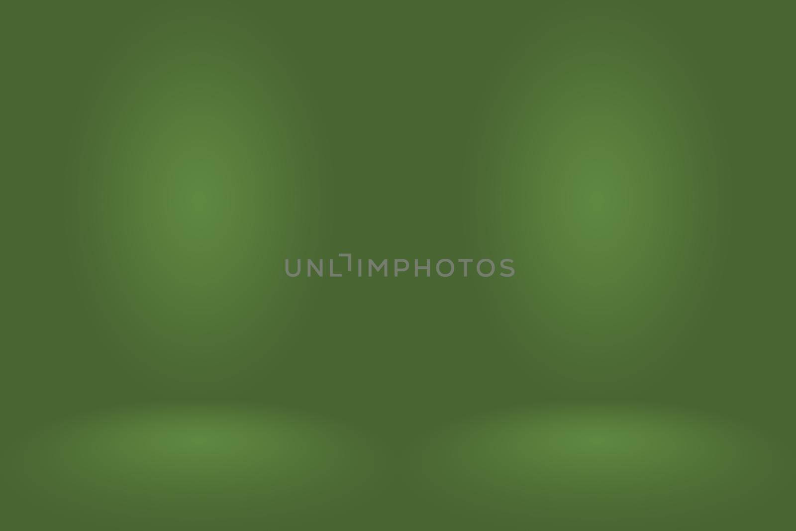 Empty Green Studio well use as background,website template,frame,business report.
