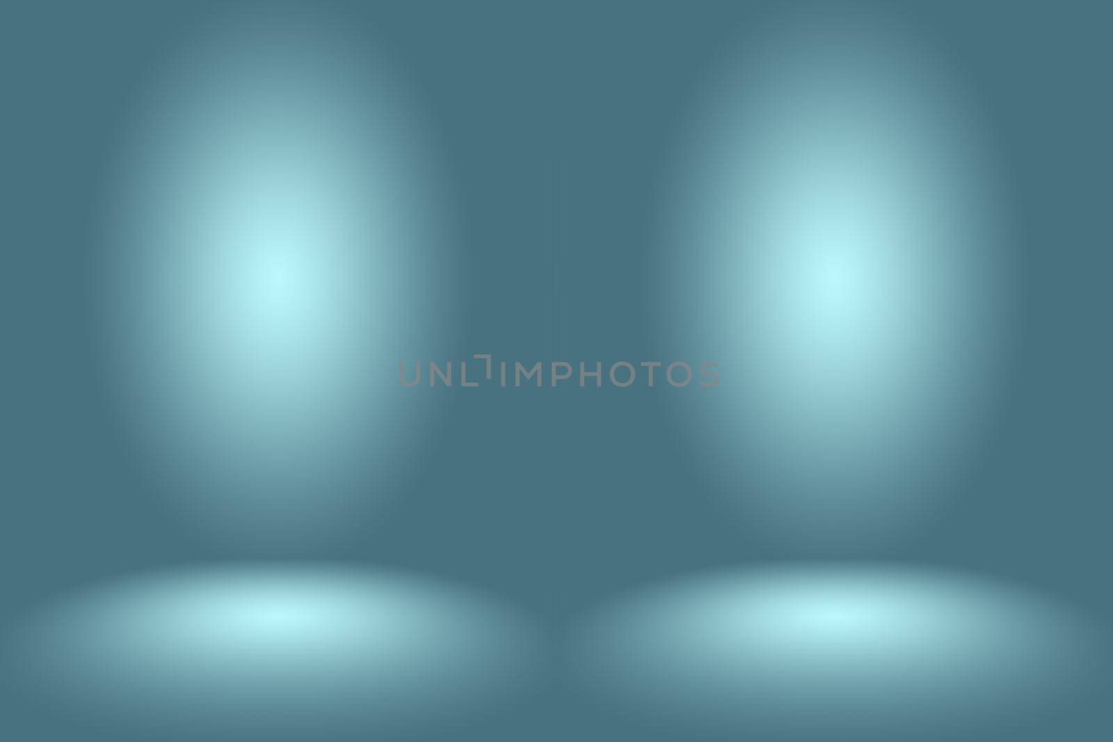 Gradient Blue abstract background. Smooth Dark blue with Black vignette Studio