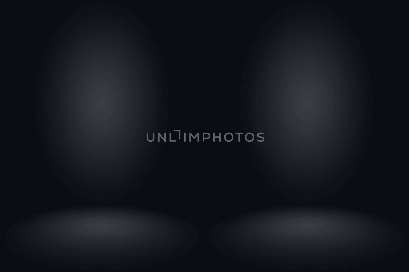 Abstract dark gray template blank space dark gradient wall.Dark gray empty room studio gradient used for montage or display your products