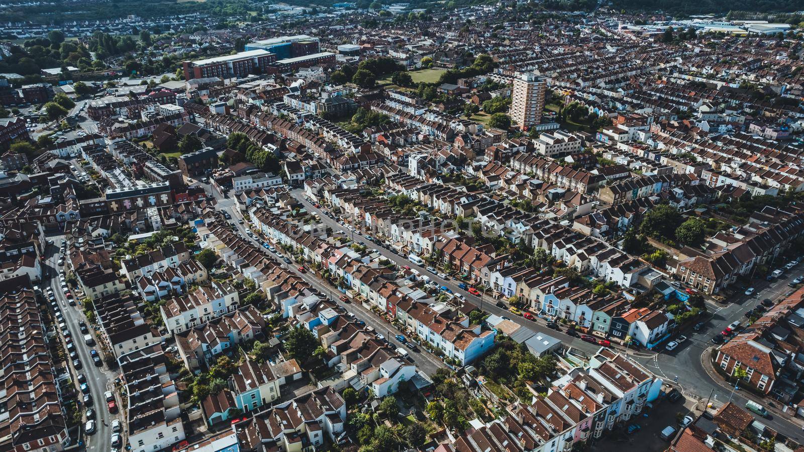 Cityscape of Bristol, United Kingdom. High quality photo