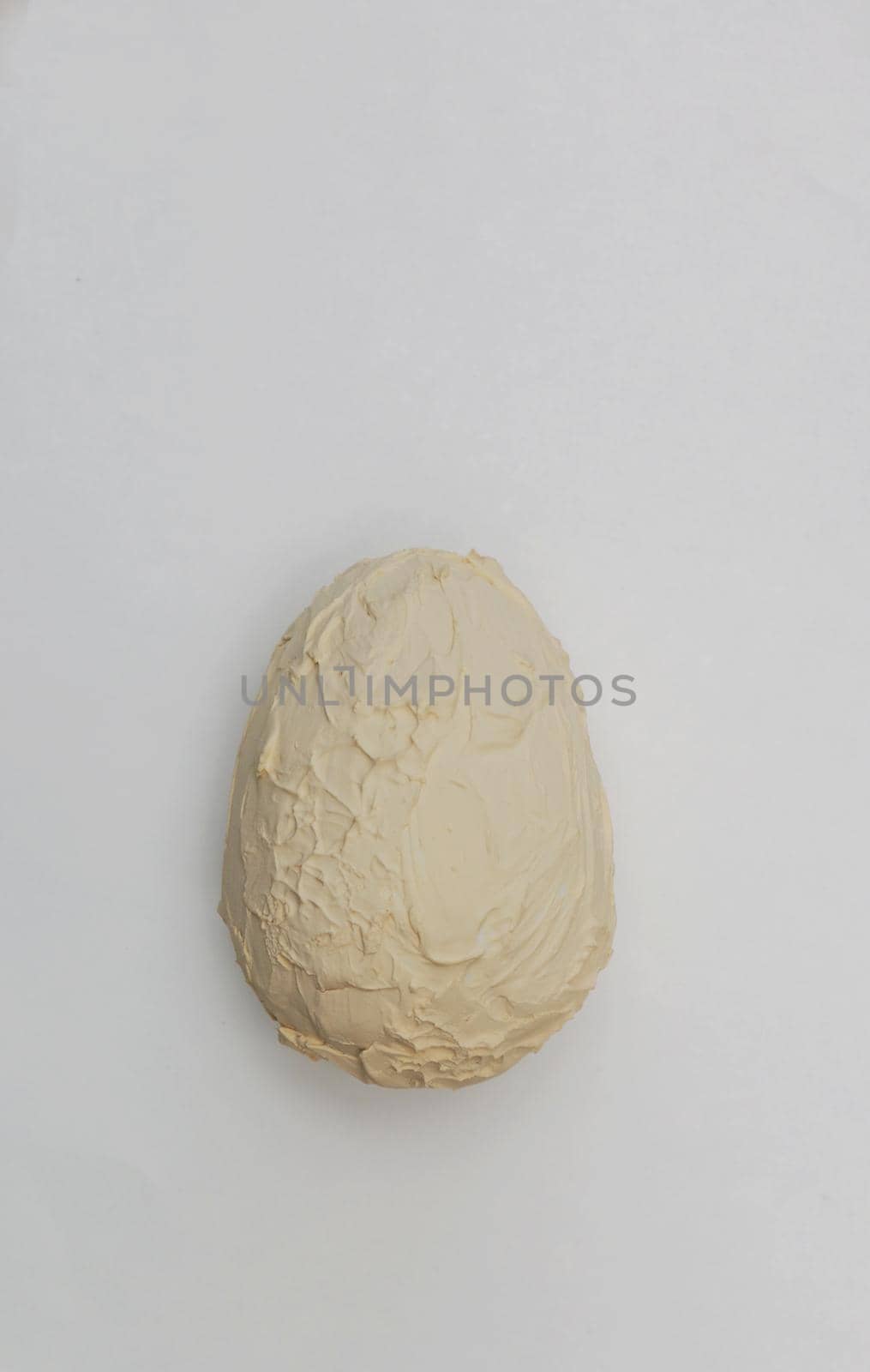 Artificial decorative egg on a white background. by gelog67