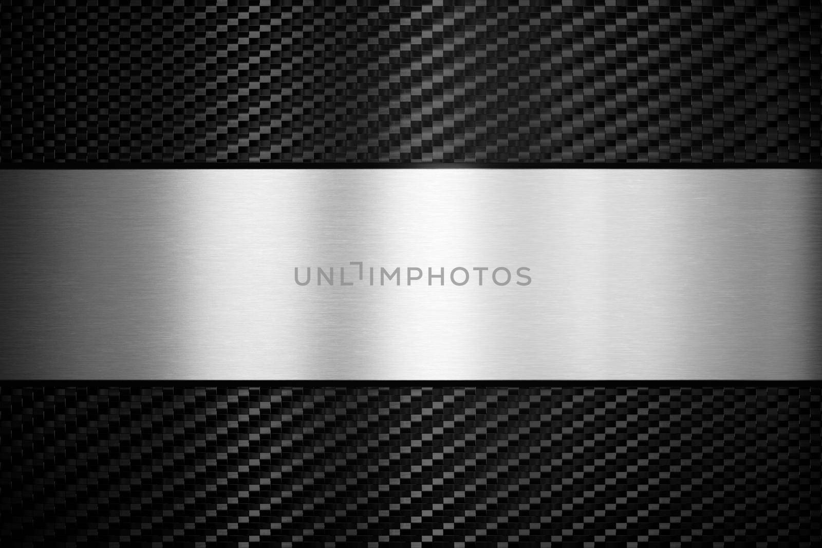 Futuristic carbon fiber background pattern. 3d rendering by Taut