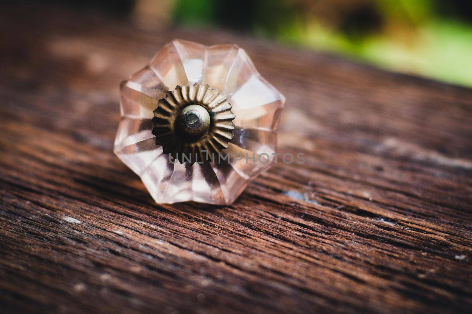 Vintage Glass Drawer Pulls, Knobs for Dresser or Antique Brass Handle