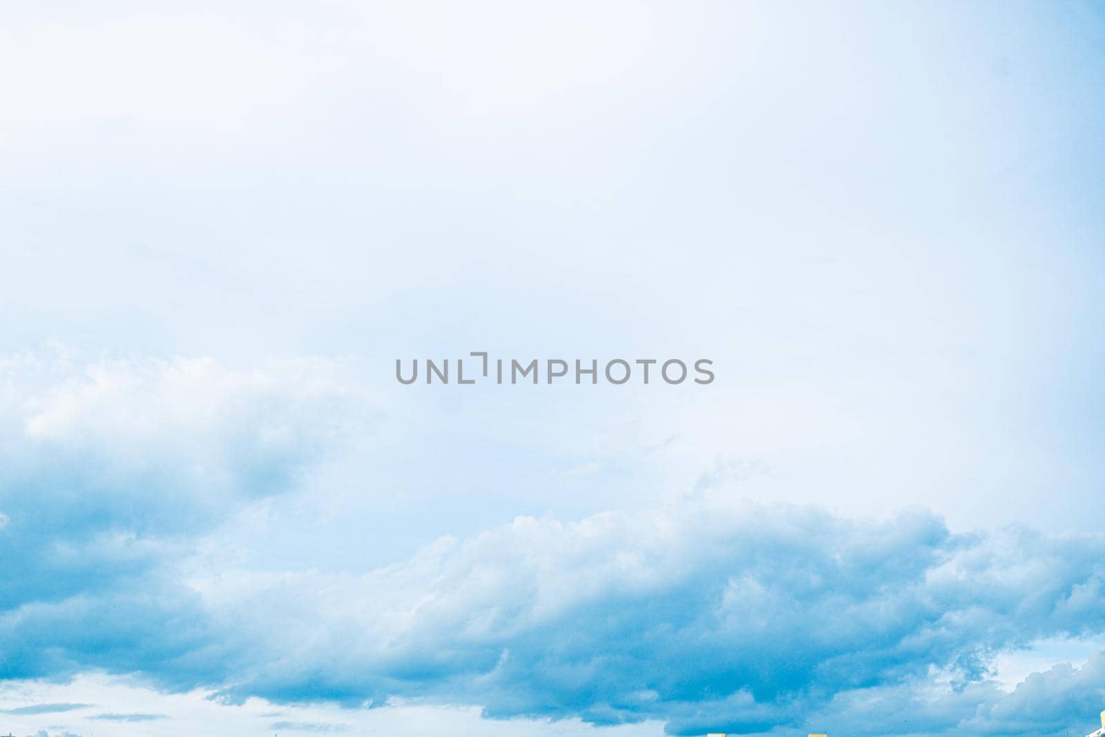 Beautiful white fluffys clouds sky background with blue sky background by Petrichor