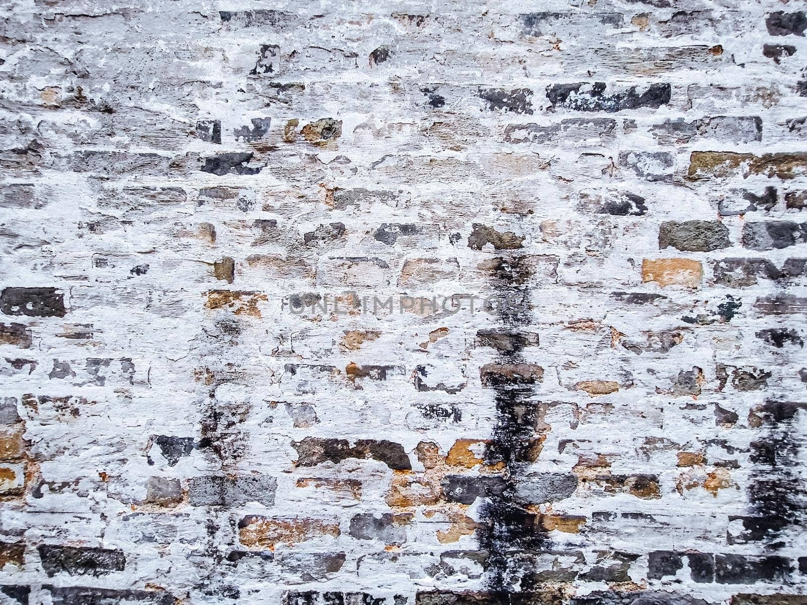 Old rustic brick wall natural texture of wall for abstract background by Petrichor