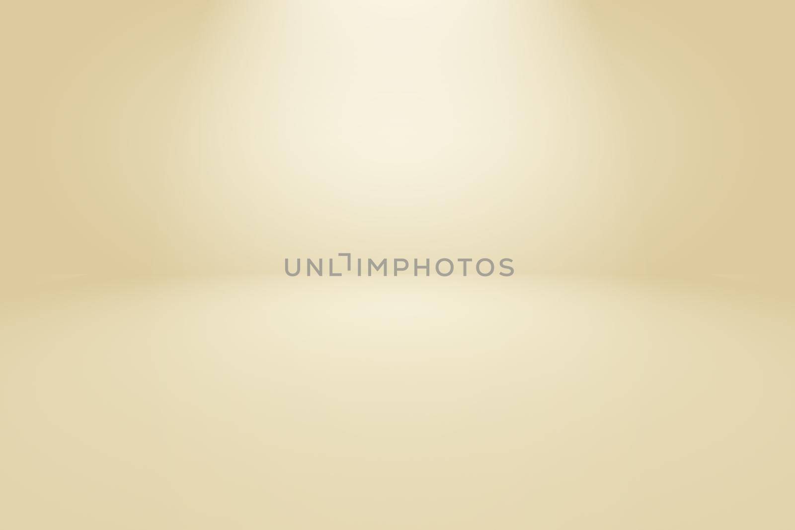 Magic abstract soft colors of shining yellow gradient studio background