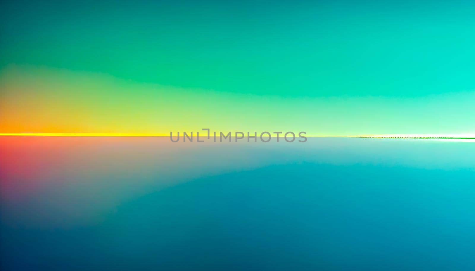 3D Illustration pastel multi color gradient blurred background.