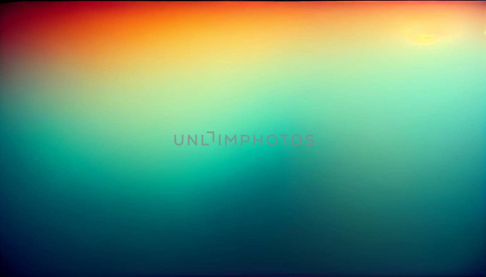 3D Illustration pastel multi color gradient blurred background.