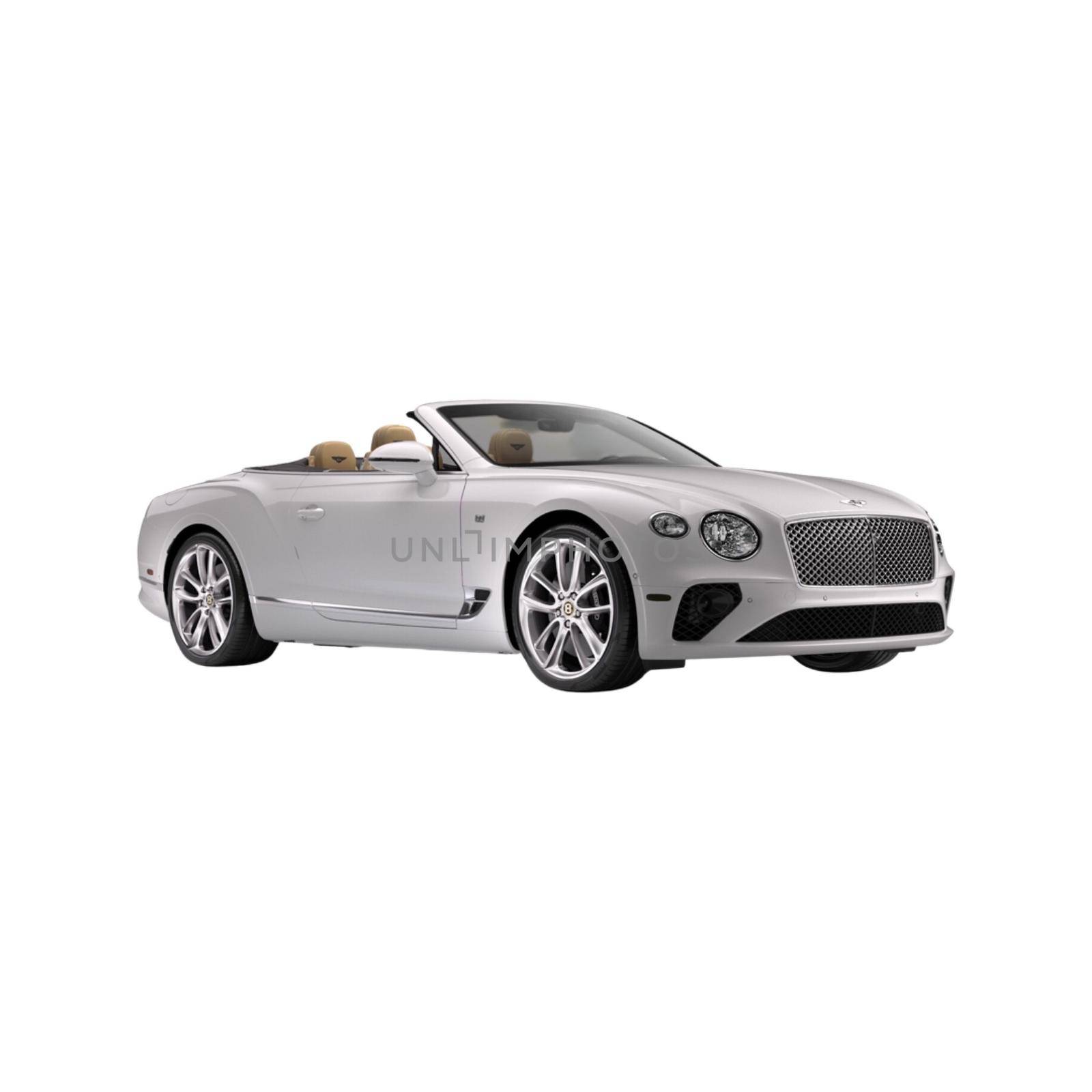 Isolated Picture of a Bentley Continental GT by FlyingDoctor