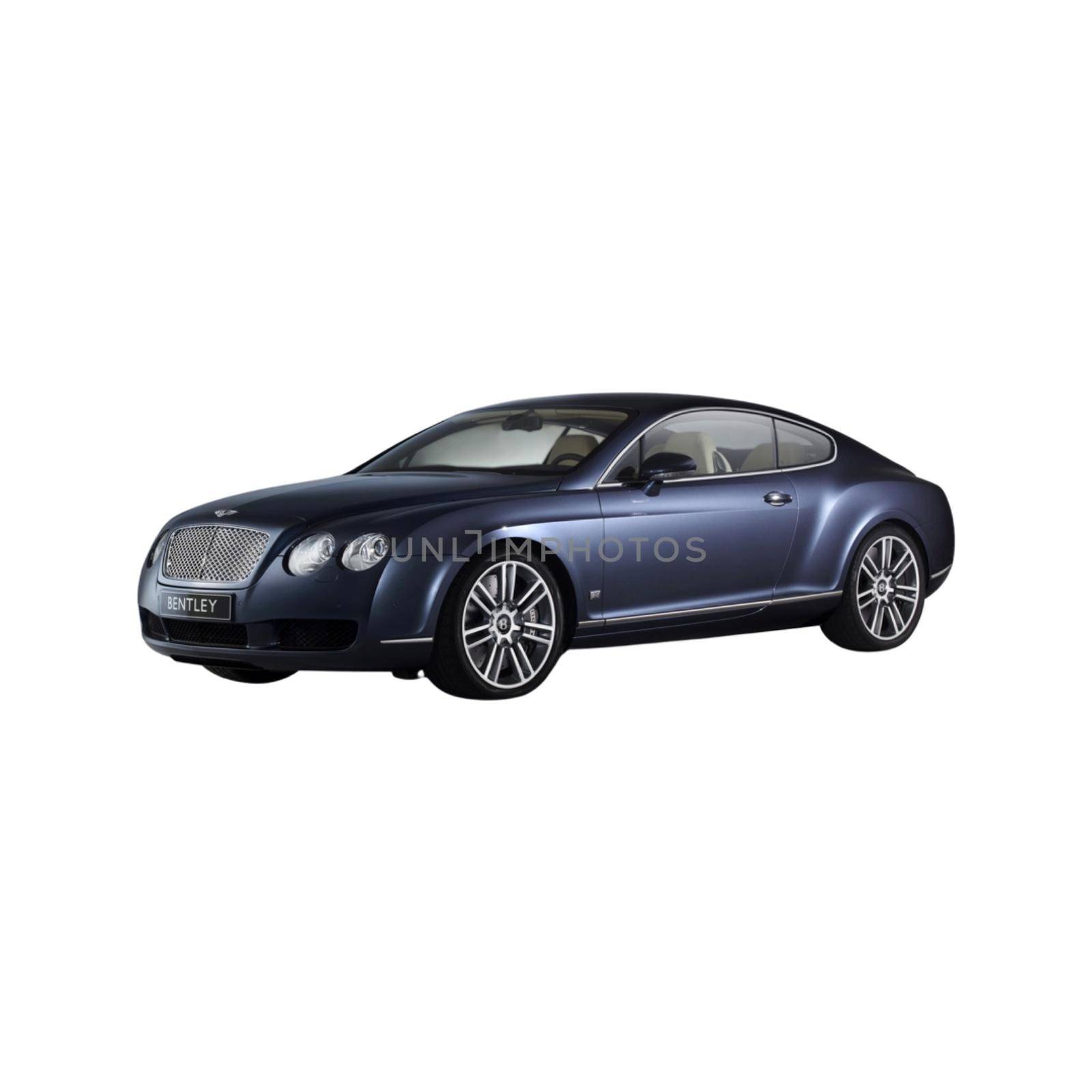 Isolated Picture of a Bentley Continental. High quality photo