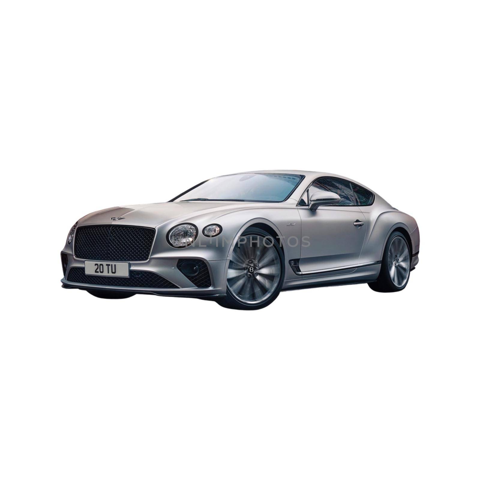 Isolated Picture of a Bentley Continental GT by FlyingDoctor