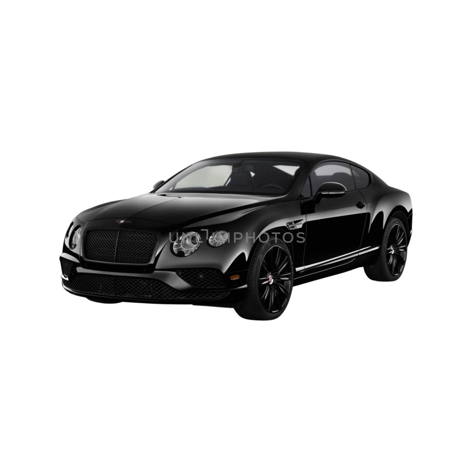 Isolated Picture of a Bentley Continental GT by FlyingDoctor