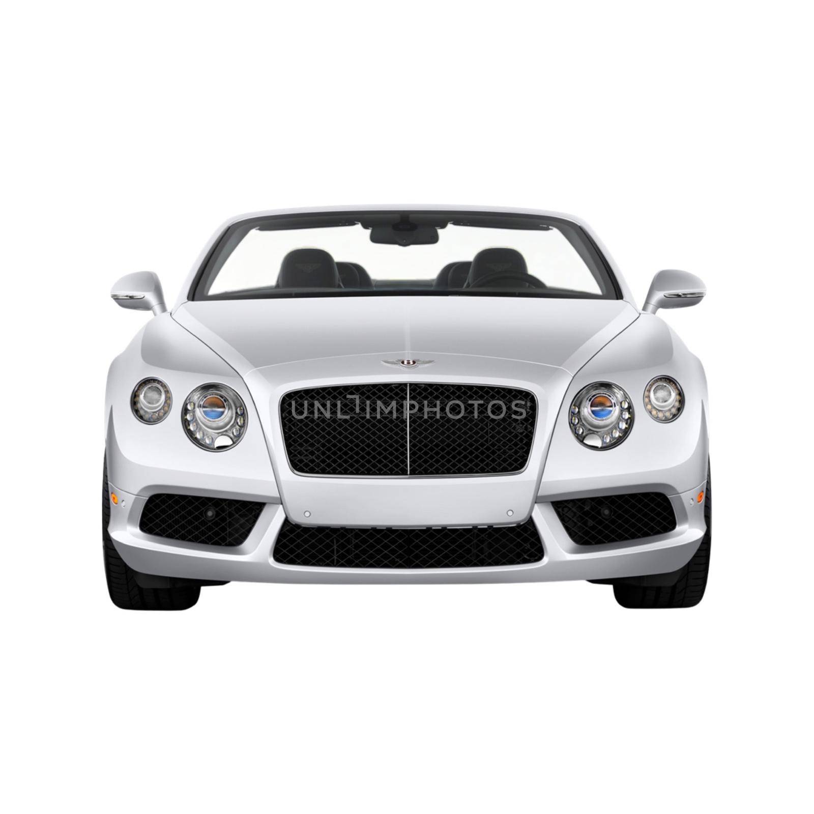 Isolated Picture of a Bentley Continental. High quality photo