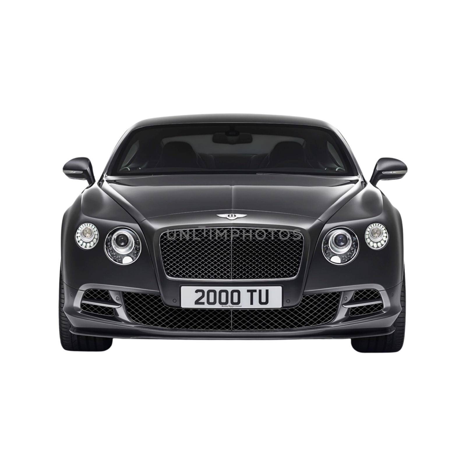 Isolated Picture of a Bentley Continental. High quality photo